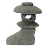 Solid Rock Stoneworks Concrete Small Rock Garden Pagoda- 18in Tall