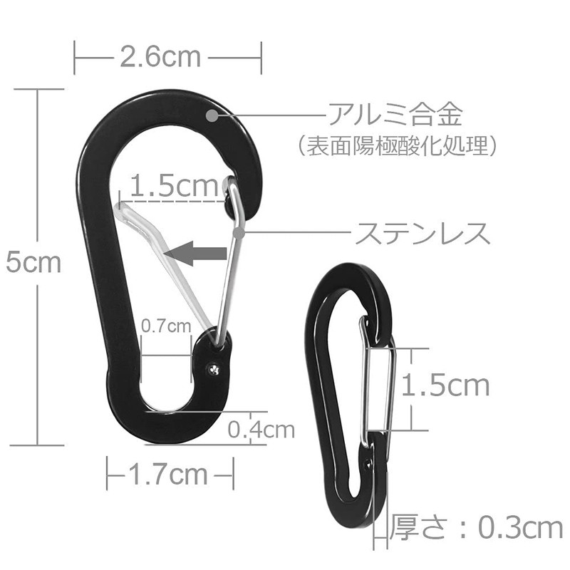 Lix&Rix 3 Pack Goulin Wire Key Reel Spring Strap Anti-Lost