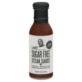 G Hughes Sauce Sugar free Steak 13 oz (Pack Of 6)