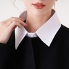 2 Pieces Of Solid Color Fake Collars, Shirt Collars, Simple