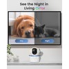 AKINGUAR 2K Indoor Surveillance Camera, WiFi Camera Surveillance 3MP FHD