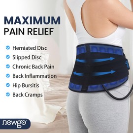 NEWGO Back Cooling Pad Back Ice Pack for Hot or Cold Compress