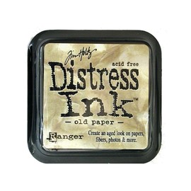Ranger 268117 Tim Holtz Distress Ink Pad, Old Paper, 7.5 x 7.5 x 3 cm, Kunststoff