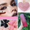 Pink Rhinestones Kit with B7000 Glue & Tools, Flatback Gems