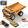 LTFIOON Mini Camion Ribaltabile RC, 1:64 Autocarro Ribaltabile in Metallo