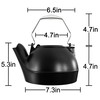 Fire Beauty Humidifying Iron Kettle，Stove Humidifier，Wood Stove Kettle，Cast Iron，Chrome handle