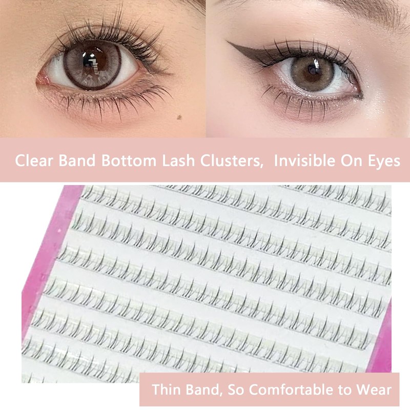 10 Rows Large Capacity False Eyelashes, Lower Eyelashes, Small Flame