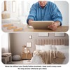 3Pcs Button Hook Assist Device with Easy-Grip Wooden Handle, Stainless