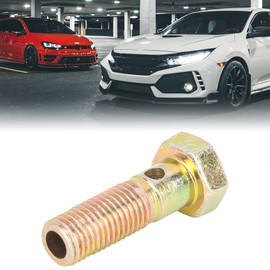 X AUTOHAUX 4 Sets Brake Hollow Screw M8 x 1.0 mm Metric Thread Hollow Screws Brake Connection Adapter 30 mm