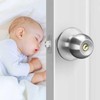 UONIKA 3 Pack Stainless Ball Door Knobs with Lock and