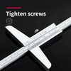 0-150mm Depth Vernier Caliper Micrometer Measuring Tool, 0.02mm Resolution,Carbonsteel Caliper