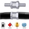 Gasea 2pcs 10mm 3/8'' One Way Aluminium Alloy Fuel Non