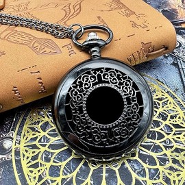 WANGZHAOKEJISM Scrying Mirror,Natural Black Obsidian Scrying Mirror,Obsidian Feng Shui Mirror,Supplies Divination Decorative，for Meditation (HSHUAWEN-ZBJ)