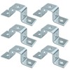heneng 6 Pcs 5 Hole U Shaped Fitting for 1-5/8"
