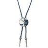 COOLLA Bolo Tie Rodeo Cowboy Leather Necktie Western Necklace for