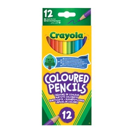 CRAYOLA Colouring Pencils - Assorted Colours (Pack of 12) | A Must-Have for All Kids Arts & Crafts Sets | Ideal for Kids Aged 3+