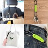 BRAVESHINE Double Head Paracord Braided Carabiner Paracord Lanyard Keychain Keychain