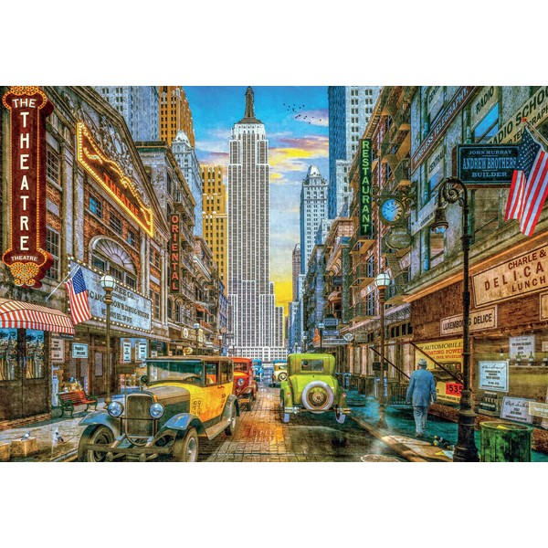 Buffalo Games - Old New York - 2000 Piece Jigsaw Puzzle for Adults Challenging Puzzle Perfect for Game Nights - 2000 Piece Finished Size is 38.50 x 26.50