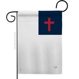 Breeze Decor Faith Christian Garden Flag Religious Hope Grace Peace Dove Religion Easter Small Decorative Gift Yard House Banner Made in USA 13 X 18.5