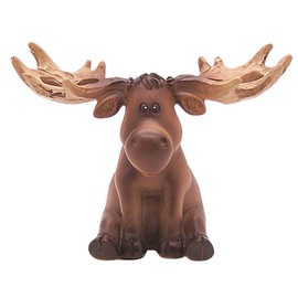 Funny Bathroom Accessories, Moose Toothbrush Holder, Cute Rustic Home Decor, 5 Inches