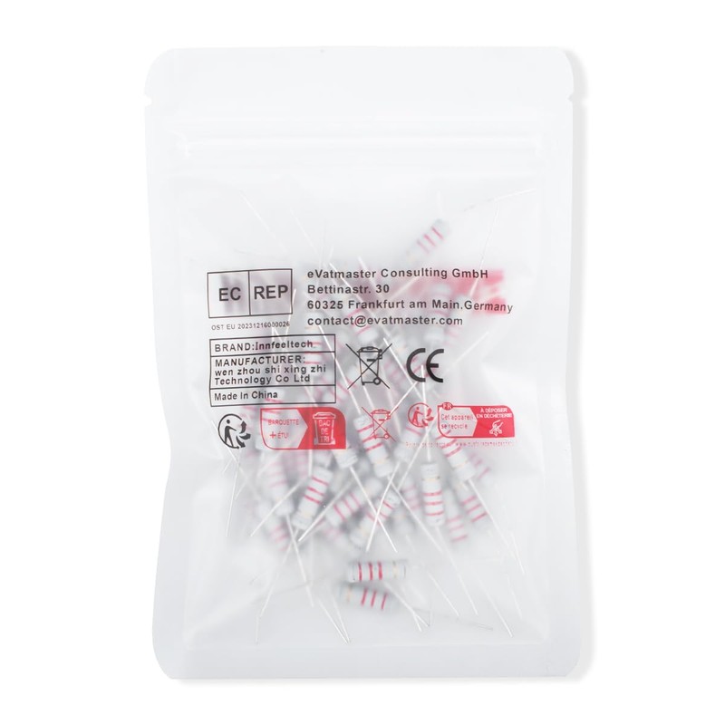 Innfeeltech Pack of 50 2W 5% Tolerance 2.2K Ohm Carbon
