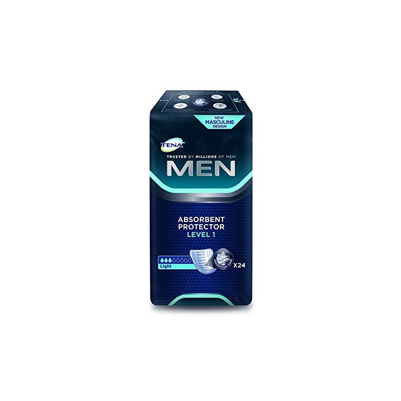 Tena Men Level 1 inserts, 24 pieces