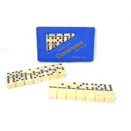 BETTER WITH FRIENDS Professional Portable Briefcase Large Domino with 28 Pieces Travel Box 5cm x 2.8cm x 1cm Dominos