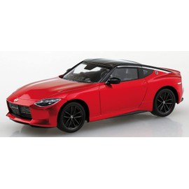 Aoshima Bunka Kyozai 1/32 The Snap Kit Series Nissan RZ34 Fairlady Z Carmine Red Color Coded Plastic Model 17-C