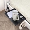 Fivebop Bedside Shelf for Dorm Bed & Top Bunk, Bamboo