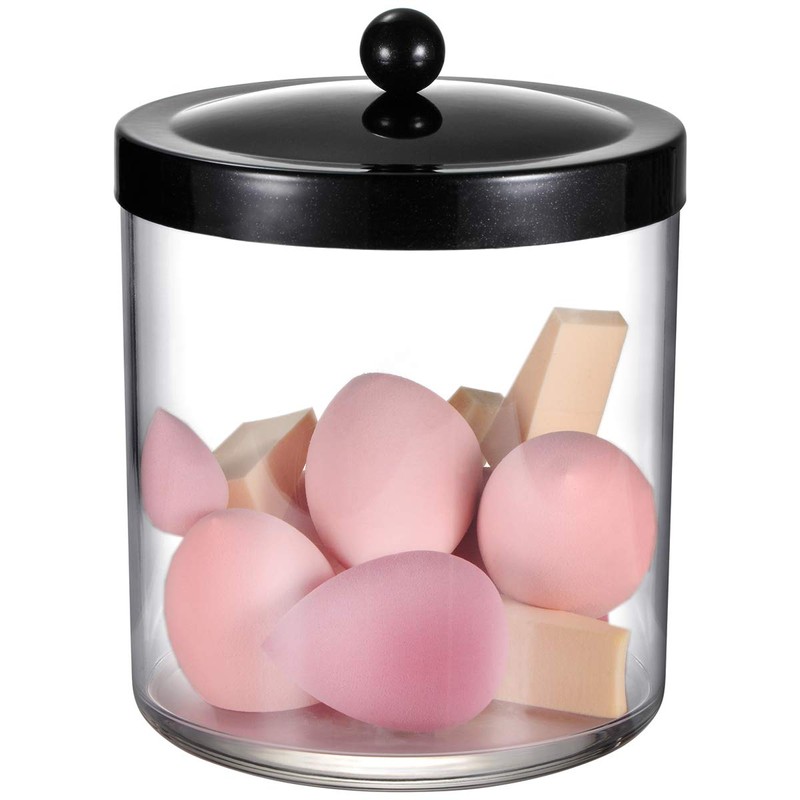 SheeChung Premium Apothecary Jar - 50 Oz. Large Clear Plastic