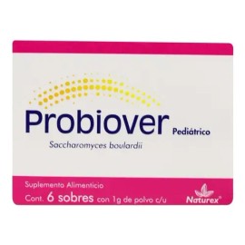 Suplemento Probiótico Pediátrico Naturex Saccharomyces Boulardii Sin Sabor Caja x6                                                                    