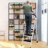 Nightcore 4 Step Ladder Folding Step Stool Platform, Multiuse Stepladder