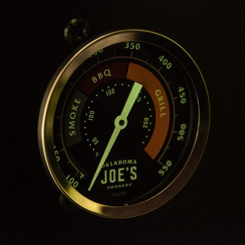 Oklahoma Joe's 3-Inch Smoker Temperature Gauge , Silver - 3695528R06