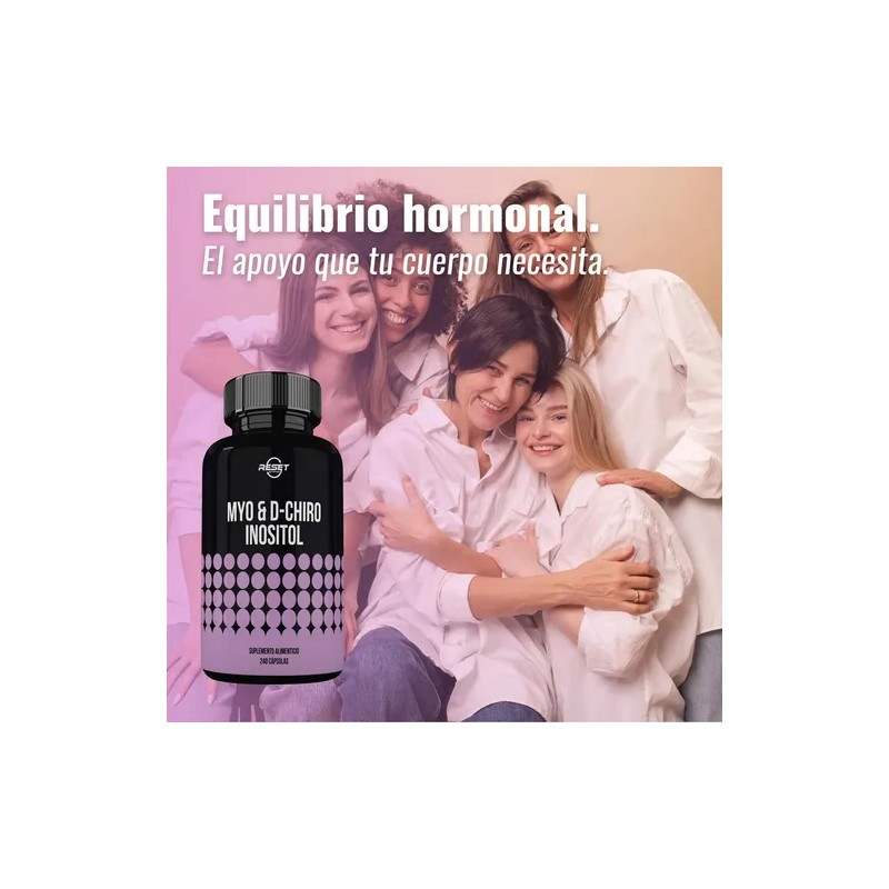 Reset Nutrition Myo Inositol Y D-chiro Salud Hormonal 240cáp Sabor