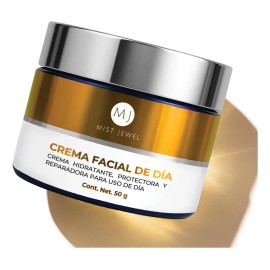 Mist Jewel Crema Día Facial Fps Ácido Hialurónico Ferúlico Vitamina Todo Tipo Piel 50g