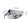 Gedy Nerva Stainless Steel Chrome Rectangle Lens Mount 21x21x4.5cm
