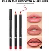 Juego de 12 delineador de labios, delineador labios de Larga