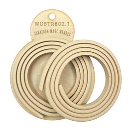 WoodUBend TR802.1 Pack of Two Trims 100x1cm Heat Bendable & Flexible Wood Trims - DIY Craft, Furniture & Home Decor - Easy to Apply & Paint - Versatile, Reusable & Durable