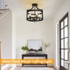 AOLALA Plug in Chandelier Black Farmhouse Pendant Light Fixture, Adjustable