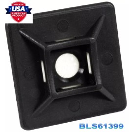 USAToughTies (300) Cable Wire Zip Tie Wrap ADHESIVE PAD MOUNTS 0.75" USA Tough Mounting Clips