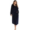 Vlazom Ladies Dressing Gowns, Fluffy Super Robe Comfy Flannel Bathrobe