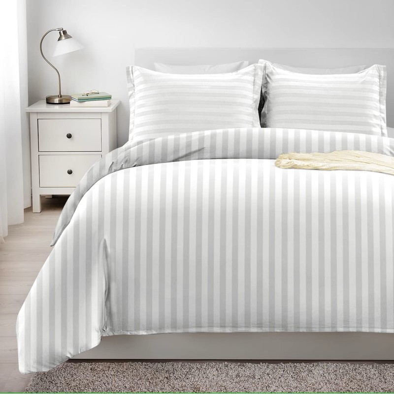 Imperial Rooms Duvet Cover Sets – Stripes Satin Quilt Cover