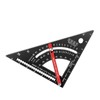 Adjustable Triangle Rafter Square, Aluminium Carpenter Square with Easy Angle