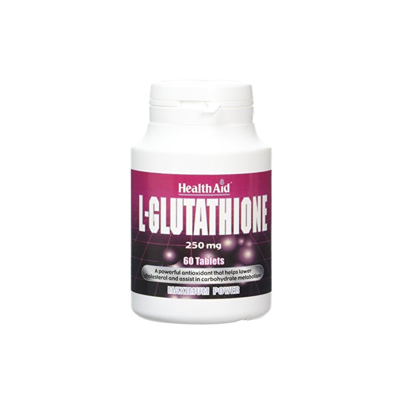 HealthAid L-Glutathione 250mg - 60 Tablets