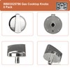 5 Pack WB03X25796 WB03T10326 Gas Cooktop Knob, Range Burner Stove