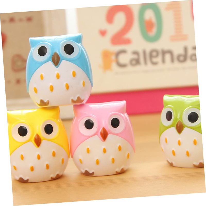Operitacx Owl Pencil Sharpener, Electric Sharpener, Manual Pencil Sharpener, Electric
