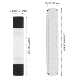 Alitutumao Soft Protein Leather Headband Cushion Pads Compatible with Monster Beats by Dr.Dre PRO Detox Wireless Headset Headphones (White)