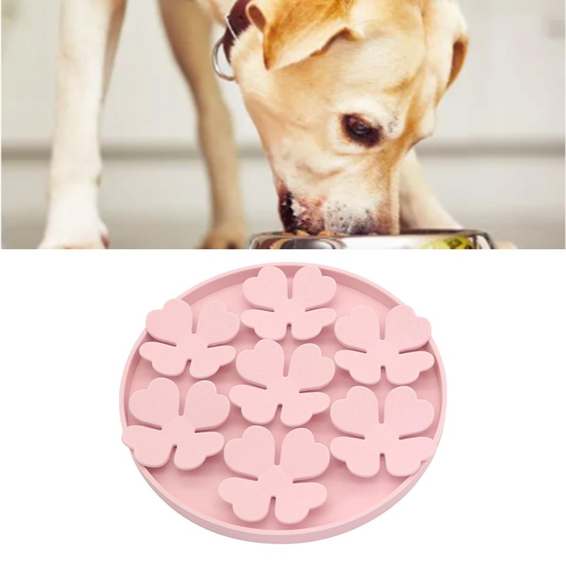 Cat Pet Silicone Slow Food Mat with Suction Cup Cat
