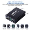 10Gtek Gigabit Ethernet Media Converter with a 1000Base-SX Module Included,