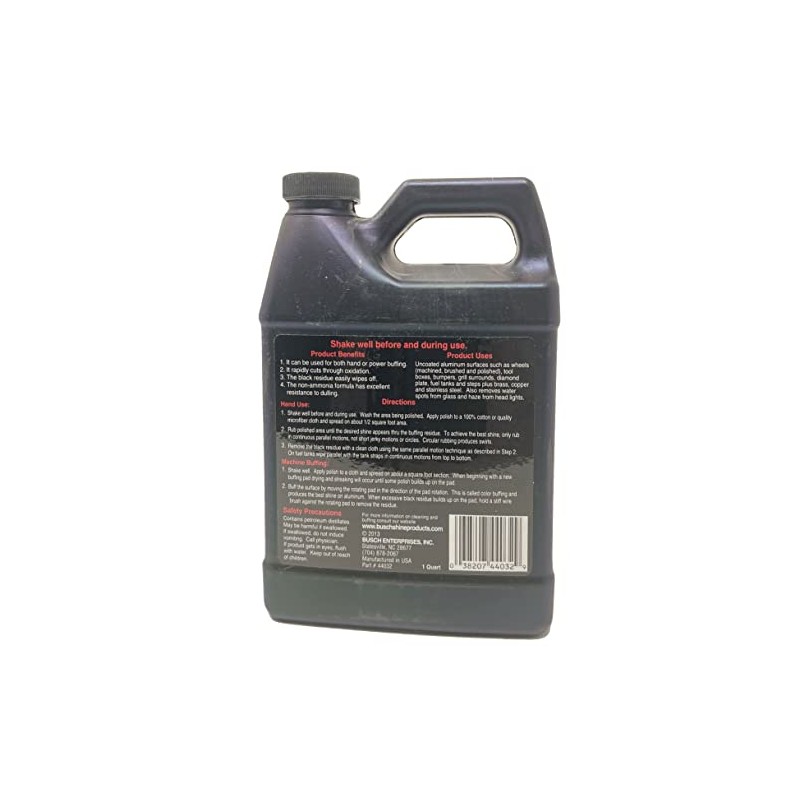 Busch Aluminum Polish Super Shine for uncoated Aluminum - 32oz